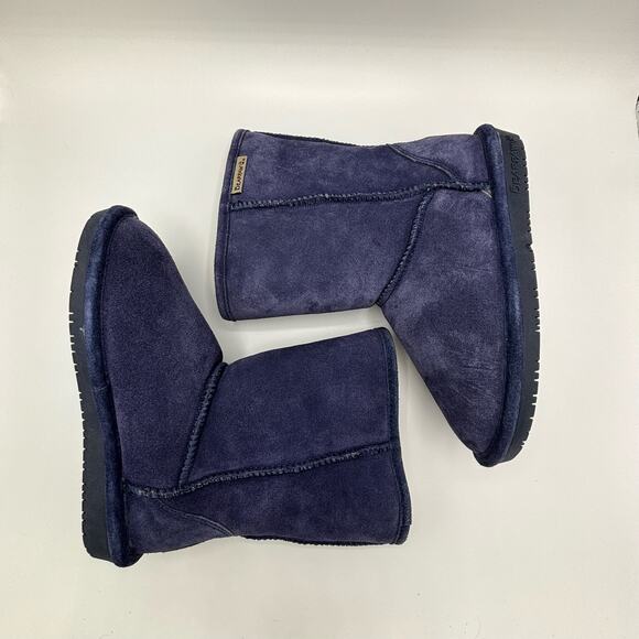 Bearpaw Emma Short 8" winter slip on boot - US women's size 6 - Dark blue - Picture 8 of 11